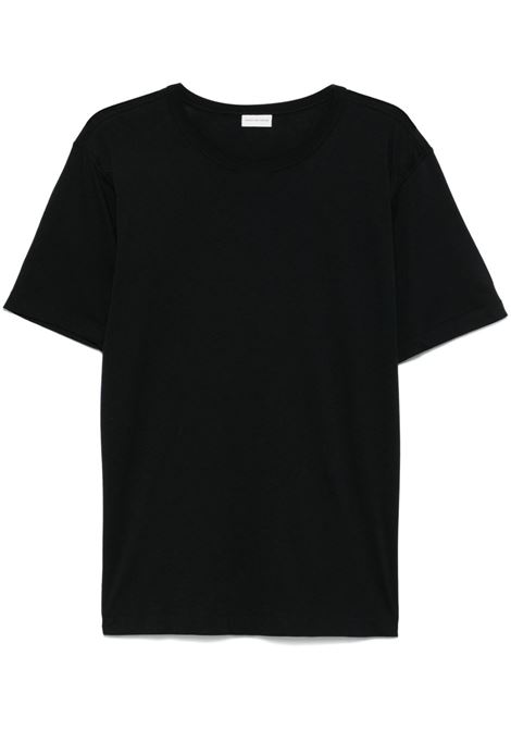 T-shirt hubba in nero dries van noten - uomo